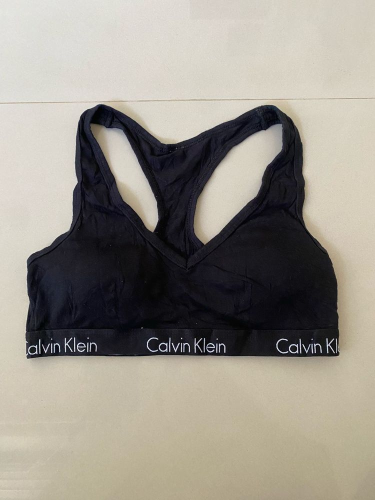 Calvin Klein Black Sports Bra