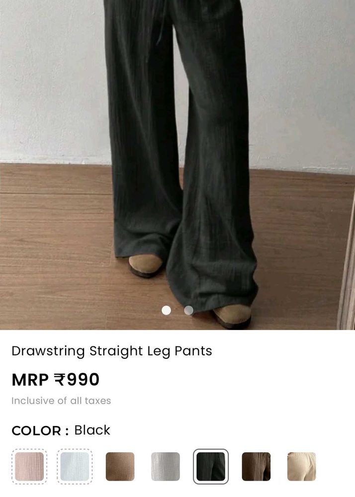 Black Linen Pants