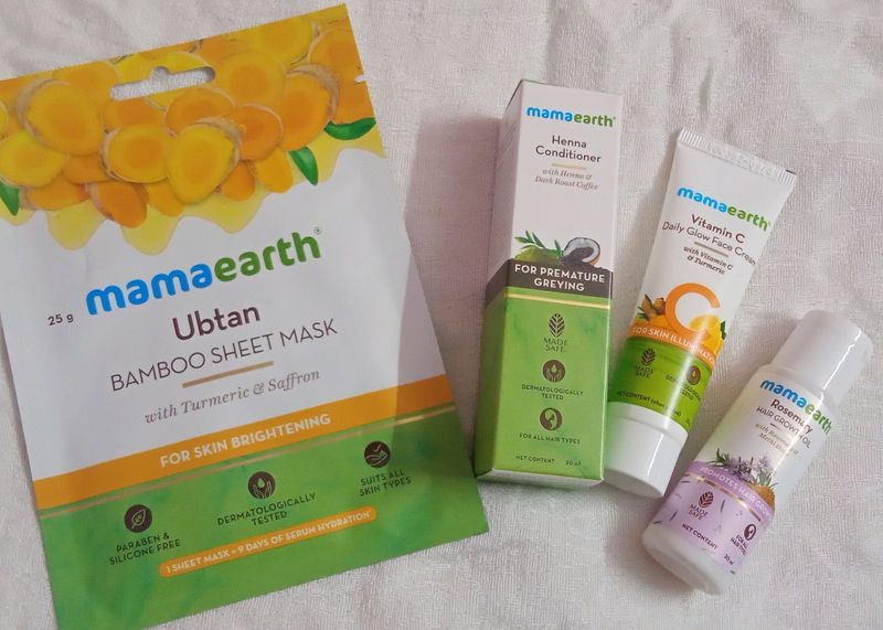 🥰MAMAEARTH COMBO OF 4 PRODUCTS