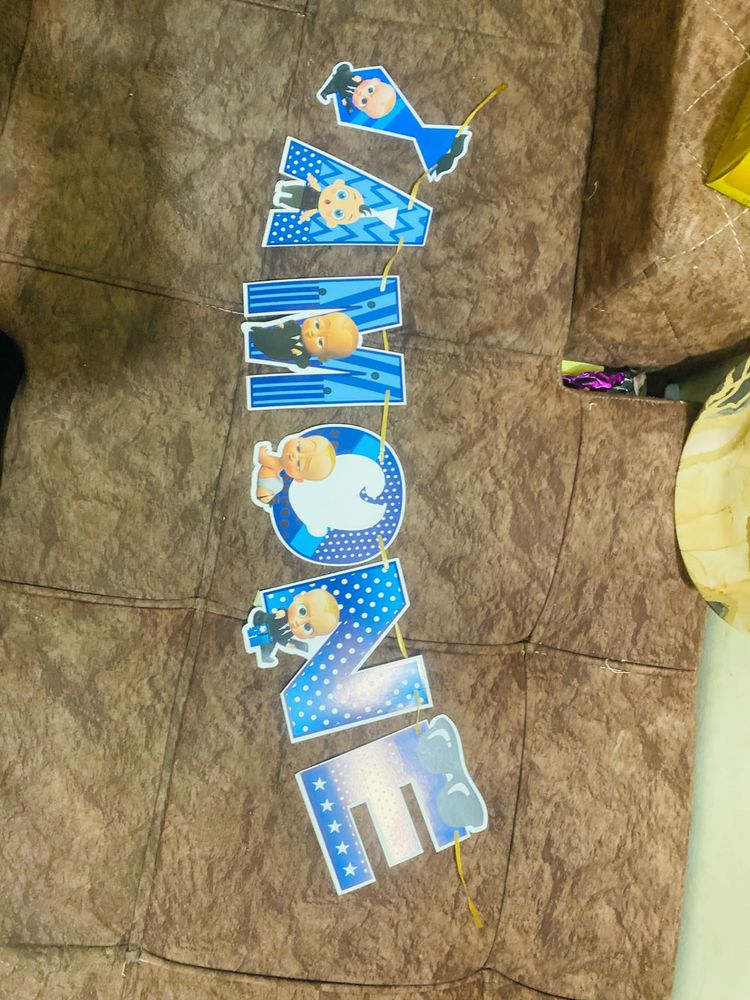 Boss Baby Birthday Banner