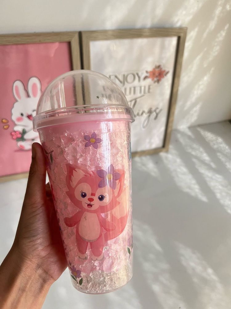 Cute Cartoon Tumbler with Lid