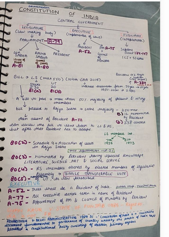 constitution law notes