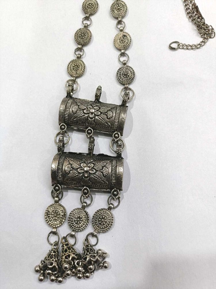 Vintage Silver Boho Necklace
