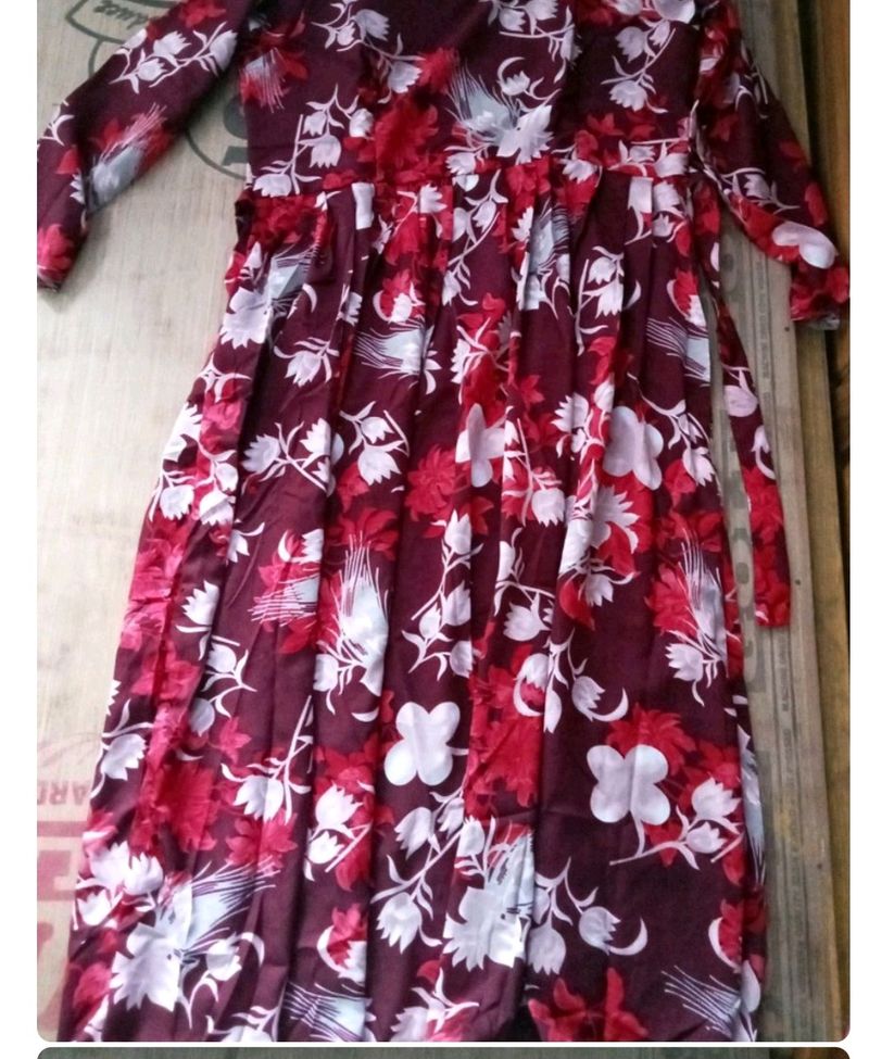 Flower Prints Long Kurti