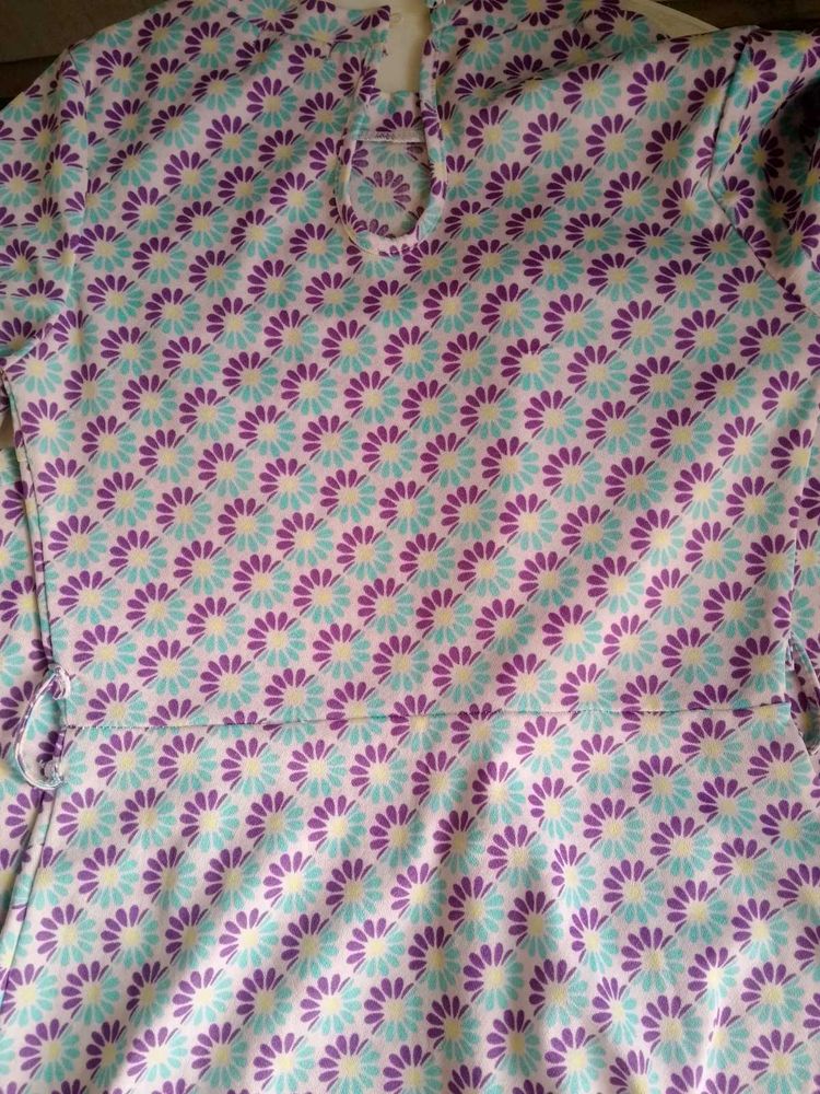 Floral Print Kurta