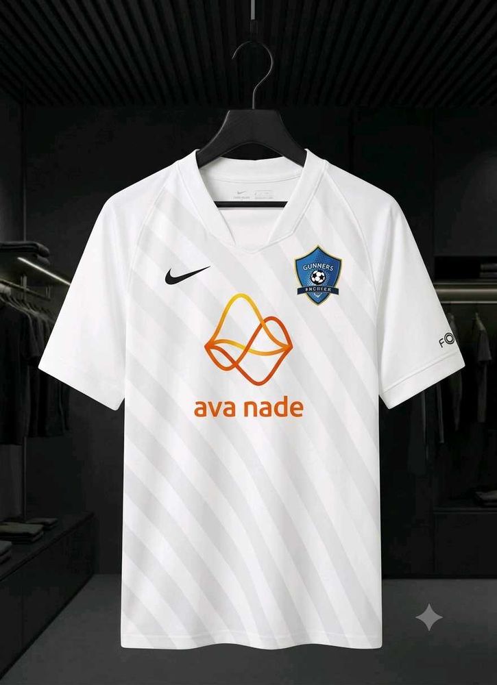 Nike football jersey with embroidered patches