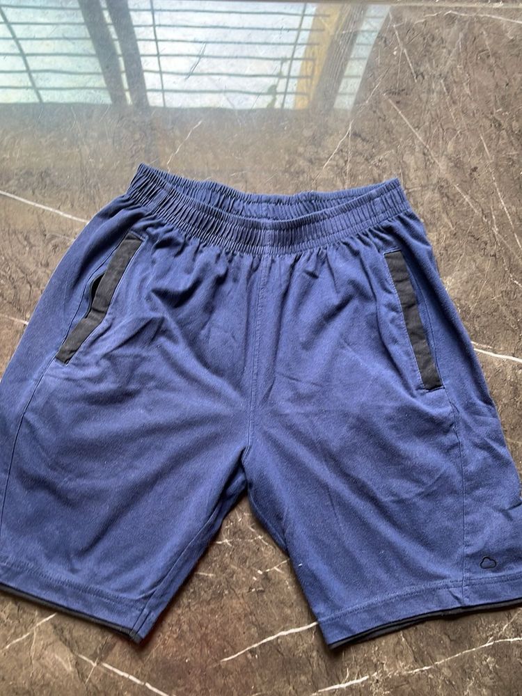 Men's Blue Athletic Shorts