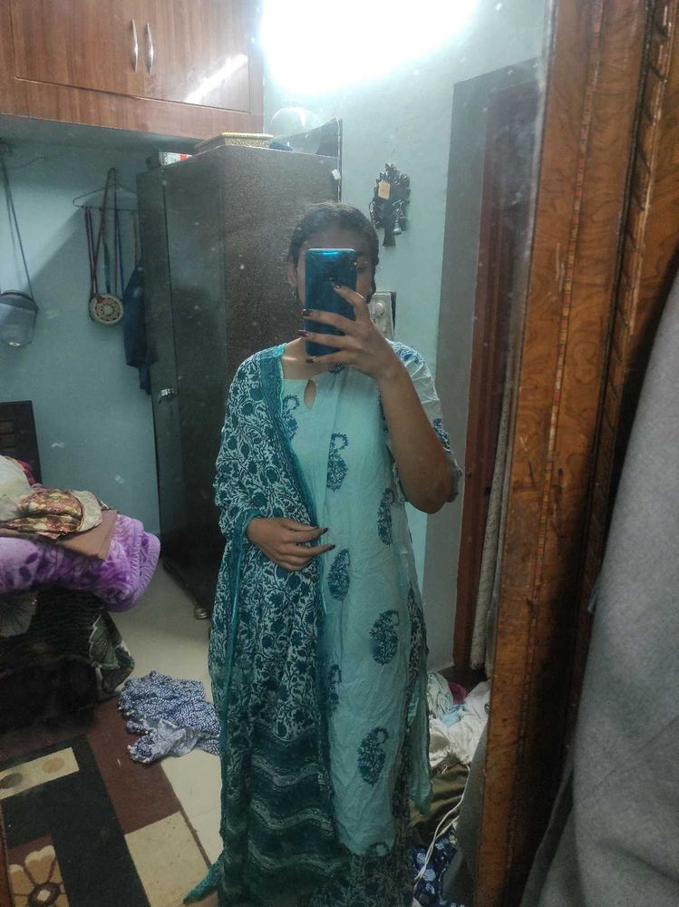 Libas Plazo Suit Blue