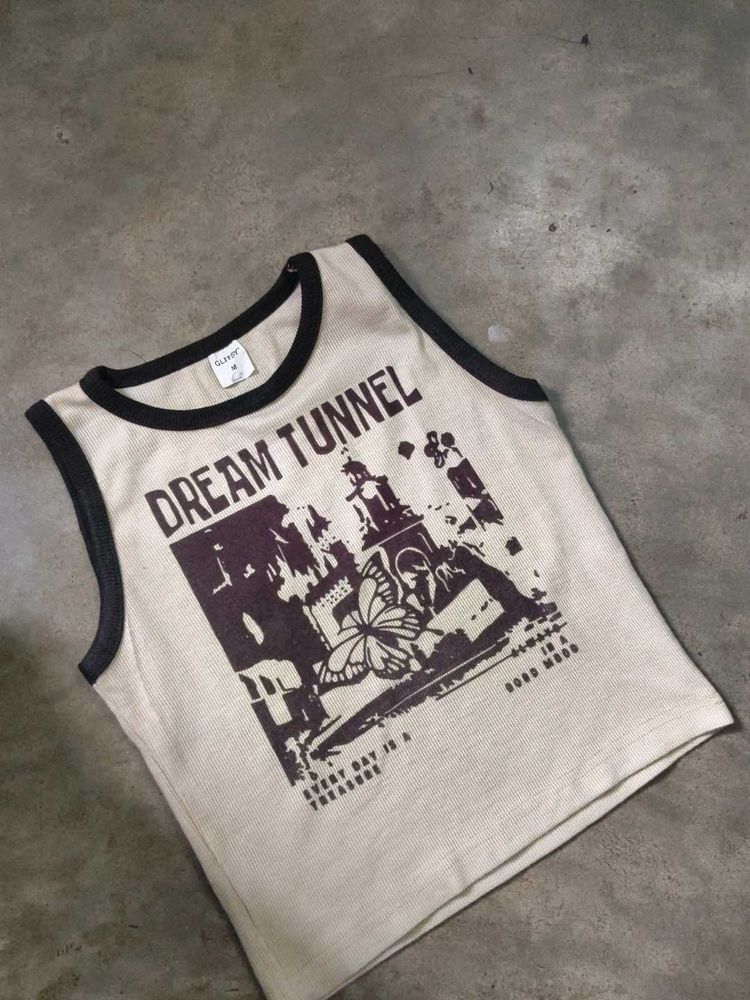 Graphic Print Tank Top