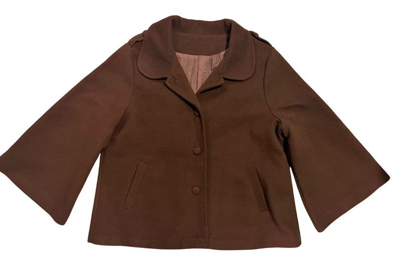 Stylish Brown Cropped Jacket