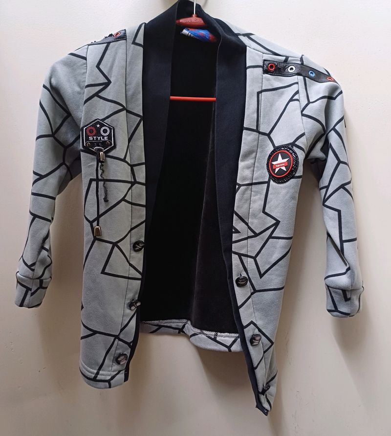 Boys Velvet Blazer