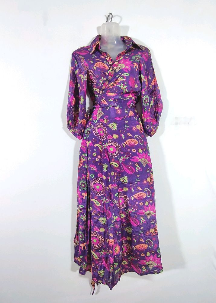 Purple Floral Printed Co-ord (Women's)