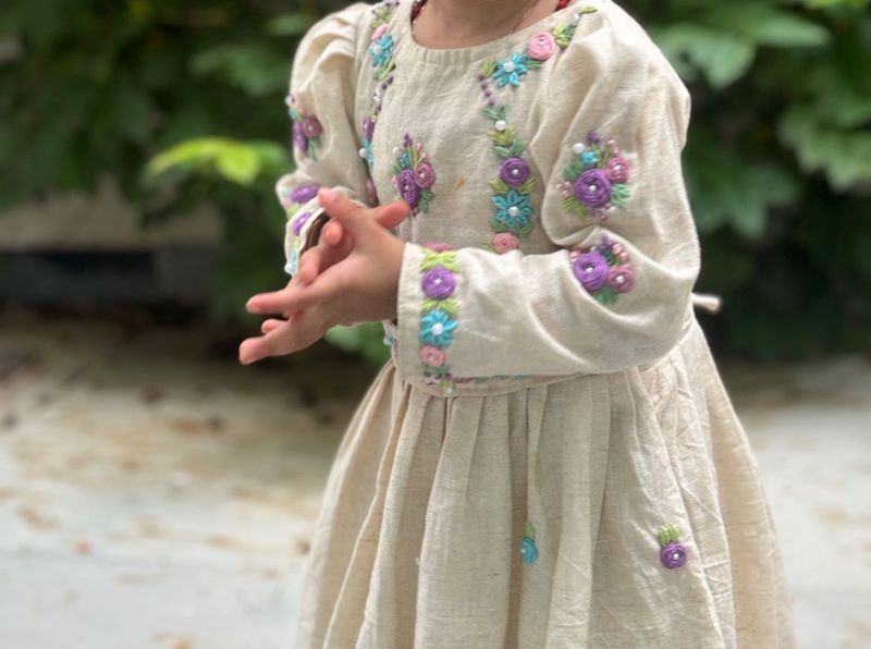 Handwork Dress With Frock