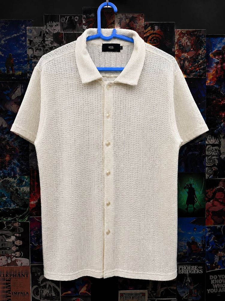 Men's Textured Short Sleeve Shirt