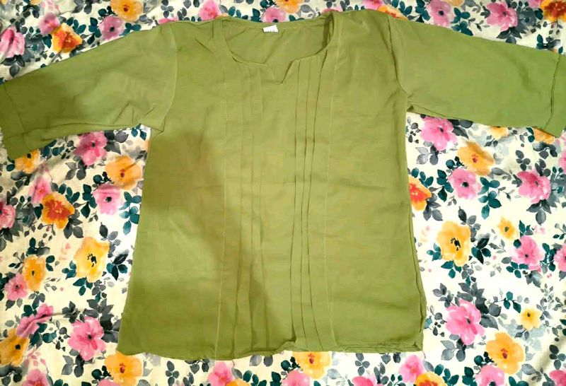 Green Kurta Top