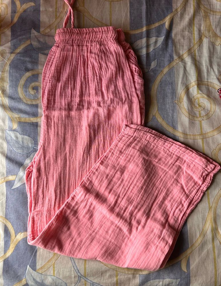 Pink Palazzo Pants