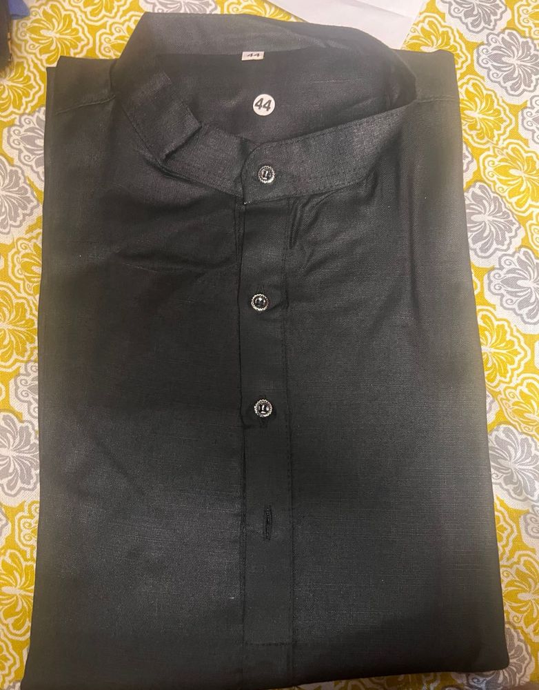 Elegant Black Kurta