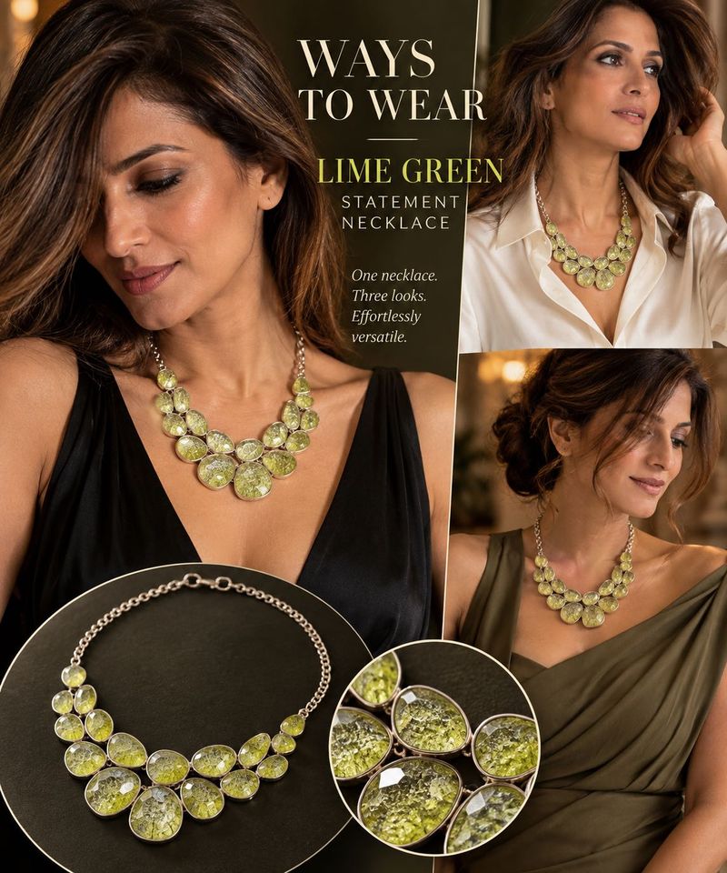 Lime Green Statement Necklace