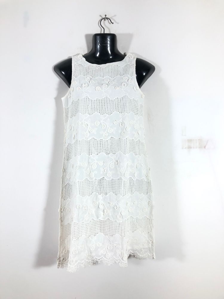 White A-Line Dress(Women’s)