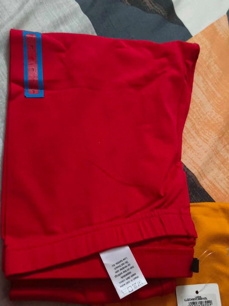 light red leggings