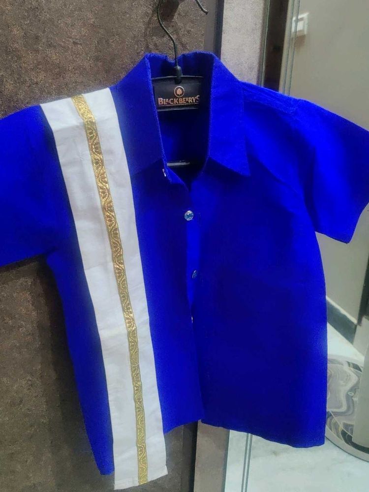 South Indian 3 Pcs Dress With Lungi