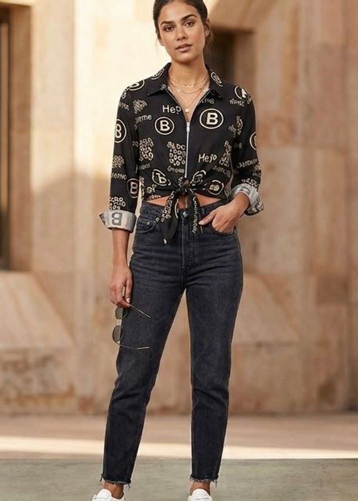 Stylish Graphic Print Shirt