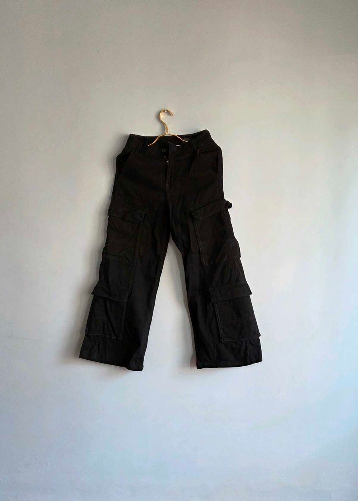 Black Cargo Pants H&amp;M