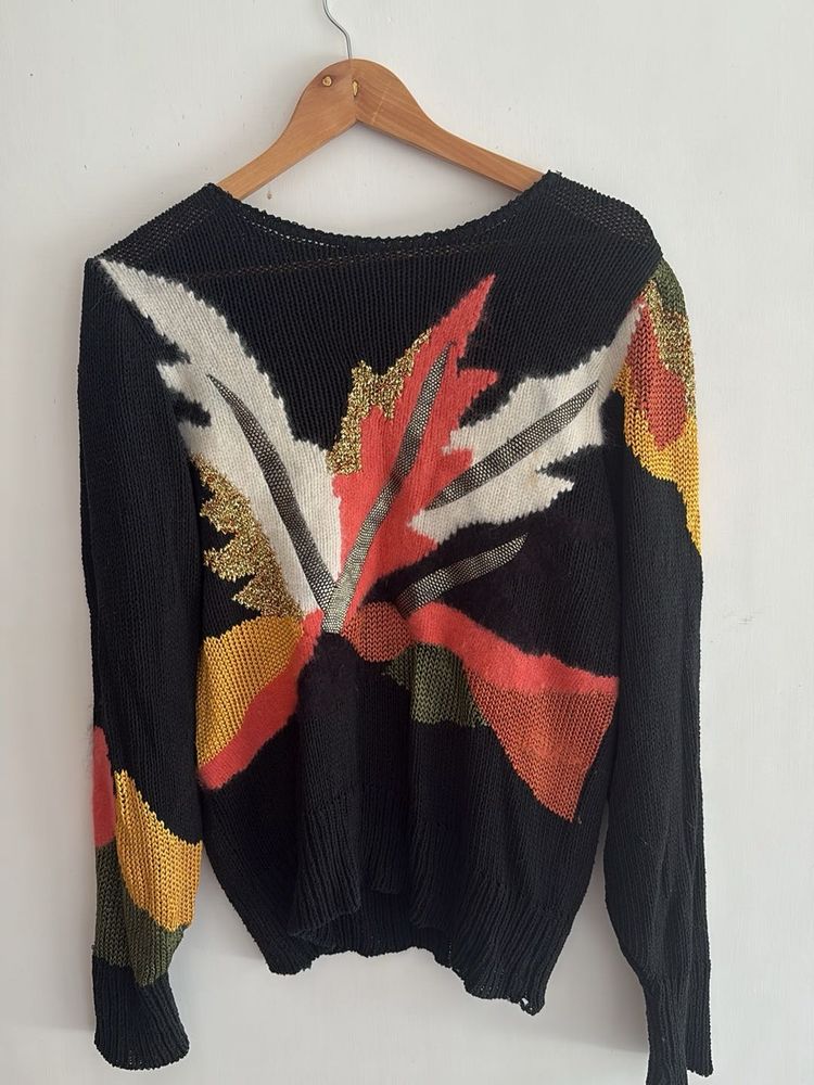 embellished sweater