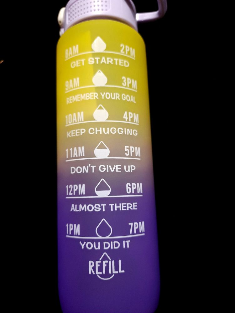 🔥PRICE DROP🔥 Motivational Water Bottle 1 Litre