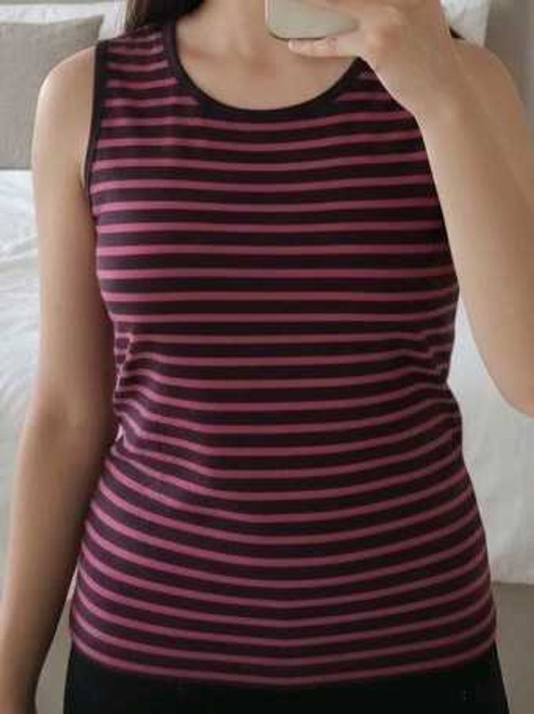 Striped Sleeveless Top