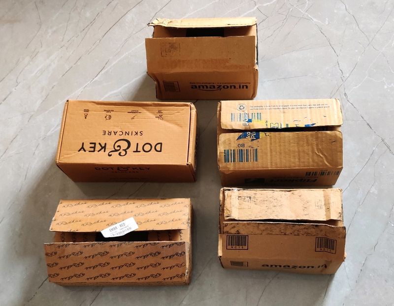 5 Cardboard Boxes Packing Box , Packaging Material