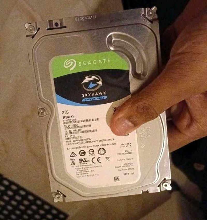 2TB Surveillance HDD working 100% Health