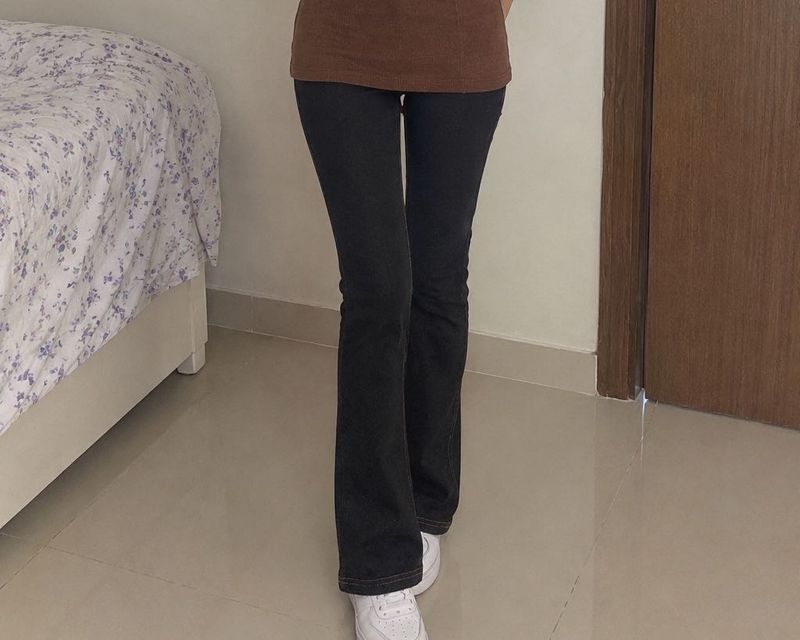 Go colours Dark Wash Bootcut Jeans