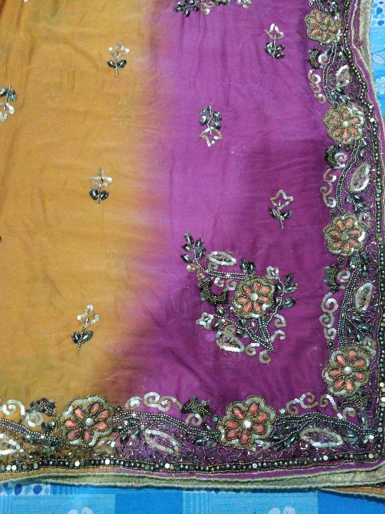 Embellished Ombre Saree