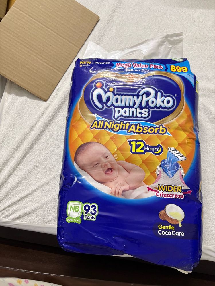 Mamypoko pants all night absorb