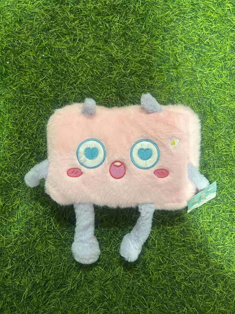 Cute Pink Plush Toy with Legs