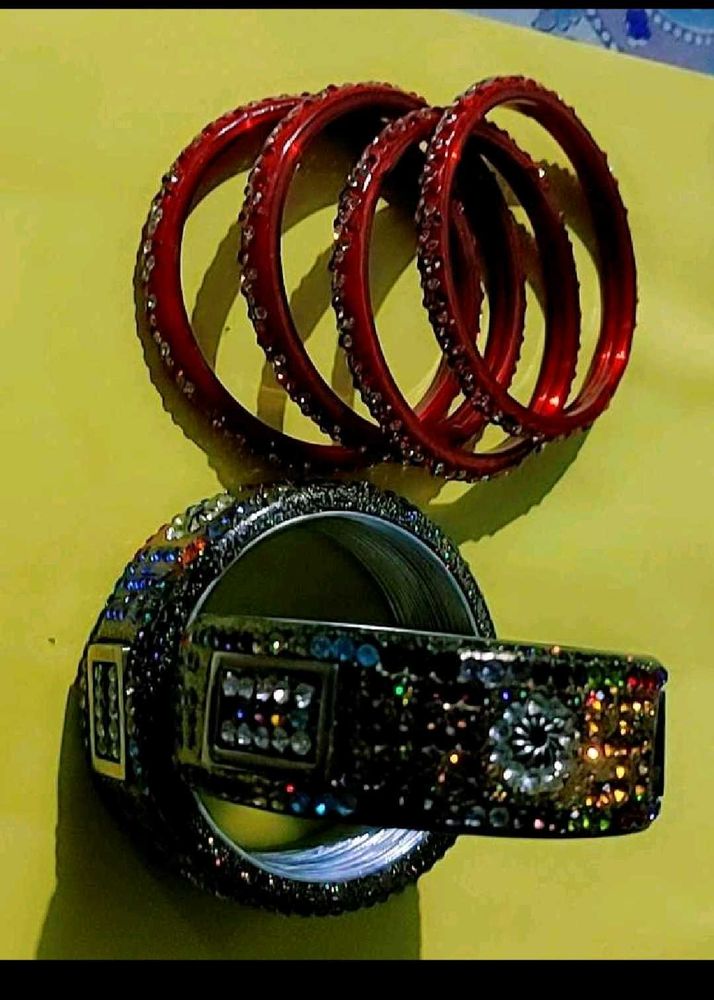 Sparkling Bangle Set