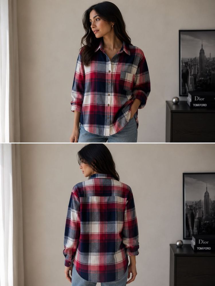 Classic Plaid Flannel Shirt