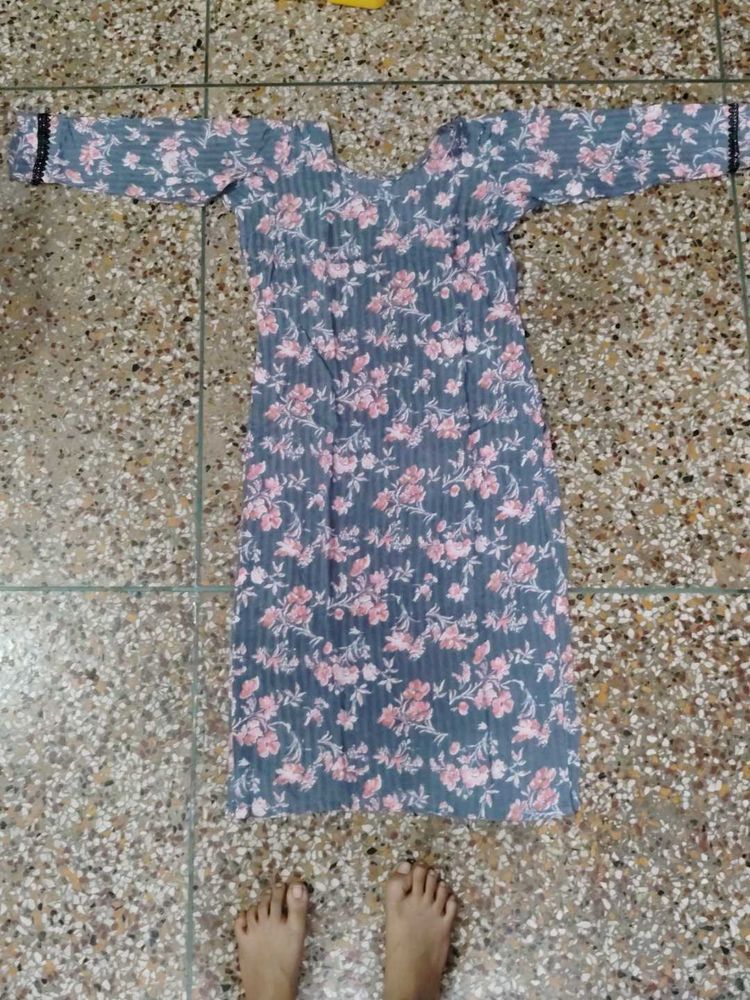 Beautiful Floral Print Kurta
