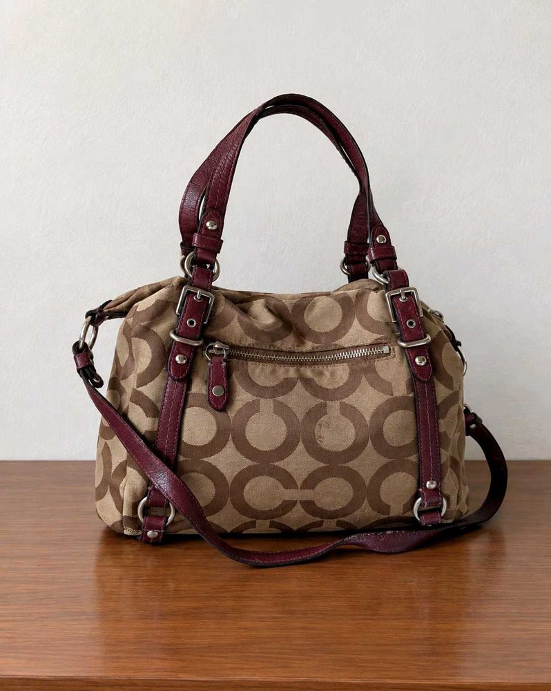Authentic Coach Op Art Alexandra Satchel