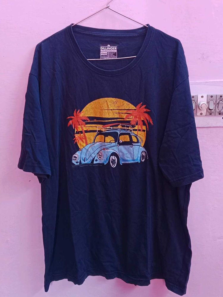 DILLINGER Navy Blue Oversized Tshirt