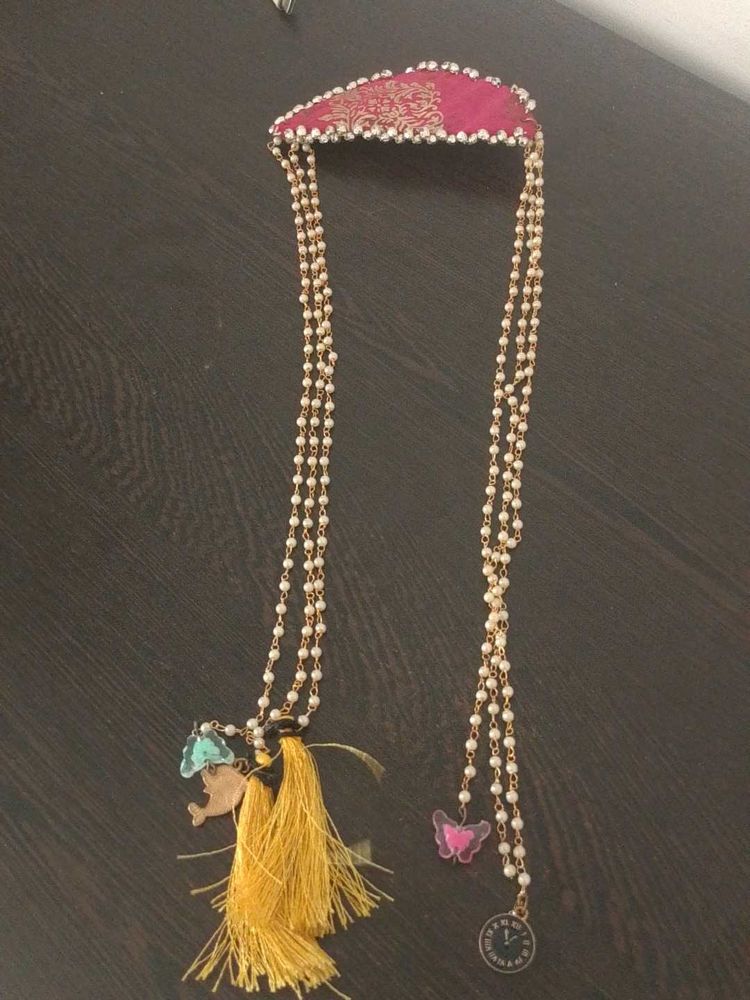 Unique Beaded hair accessories with Tassels