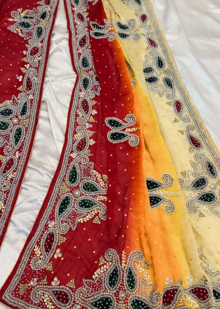 Emblished saree