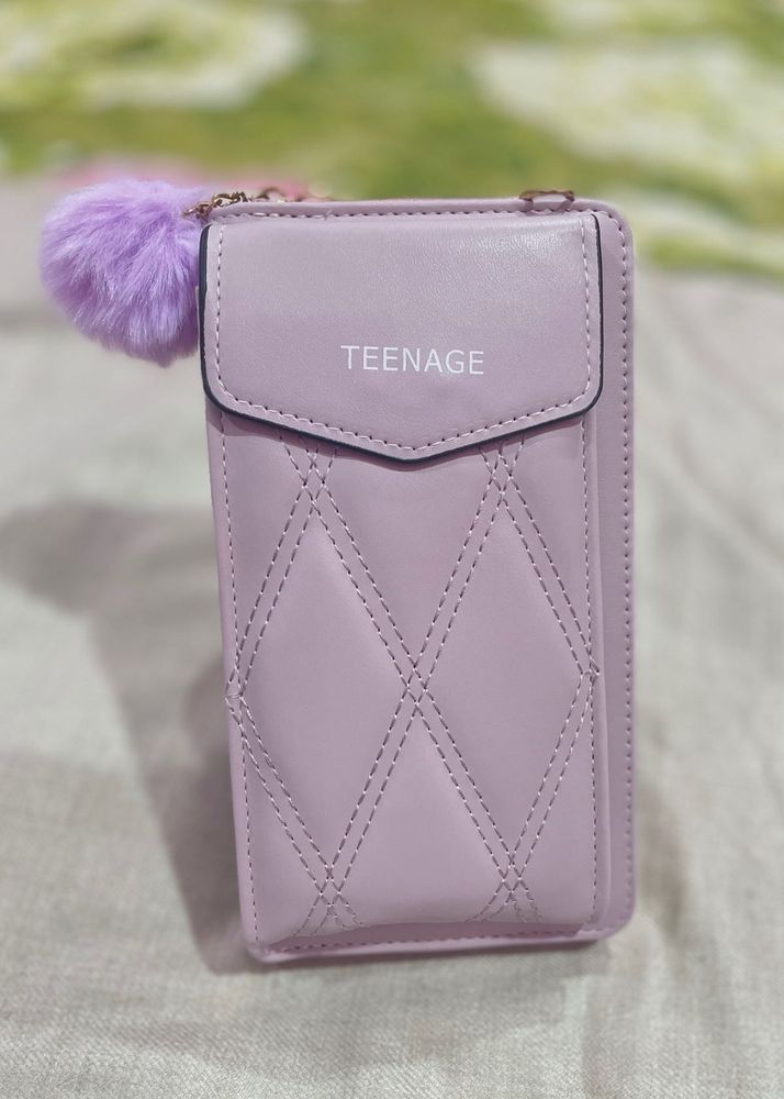 Cute lavender sling Bag