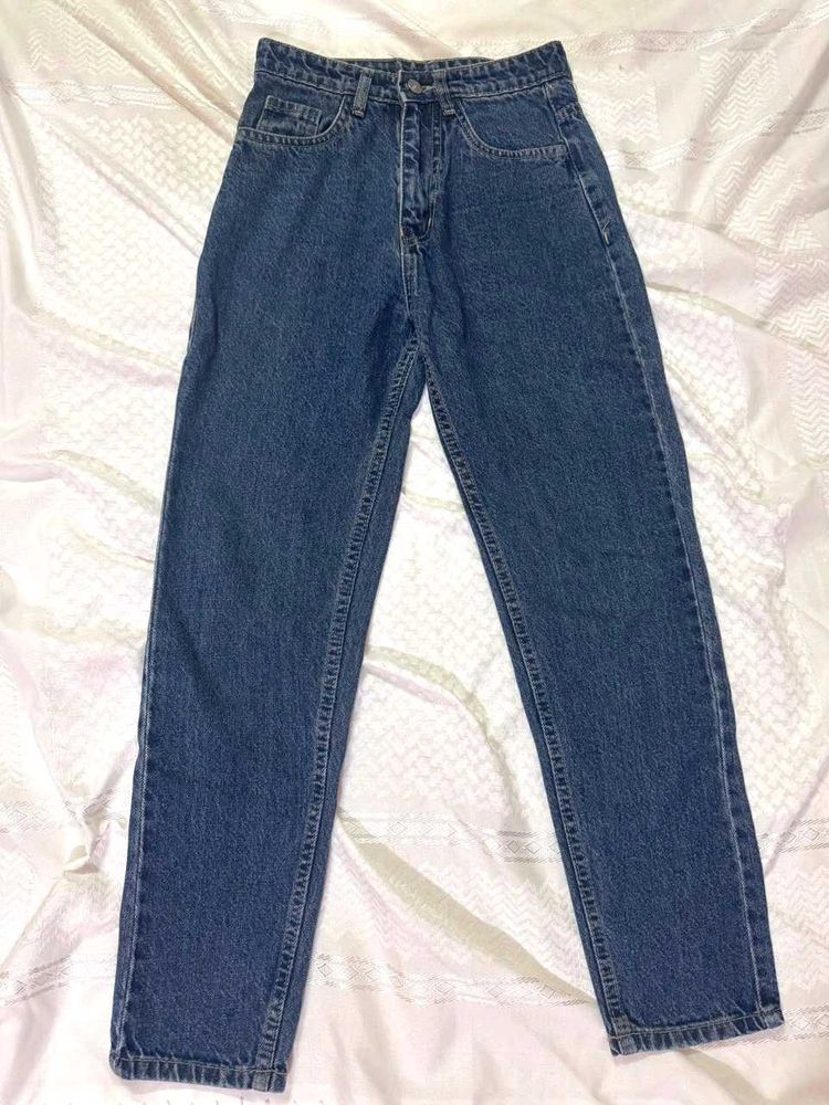 Denim Straight Fit Casual Jeans