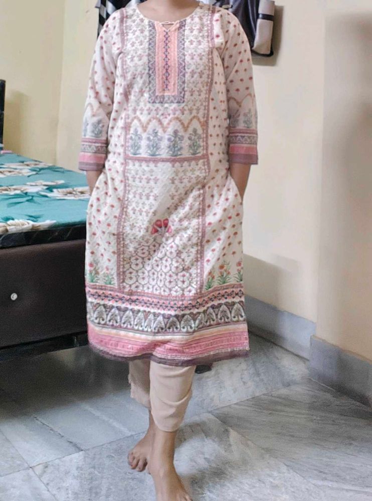 Elegant Printed Kurta Set