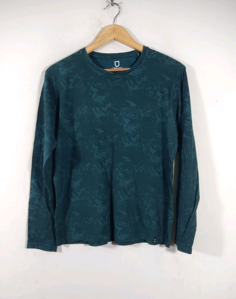 Urbano Fashion Green Printed T-shirt (Men's)
