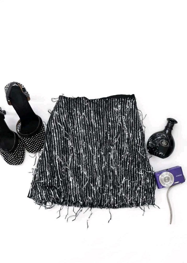 Glitz pop mini skirt zara