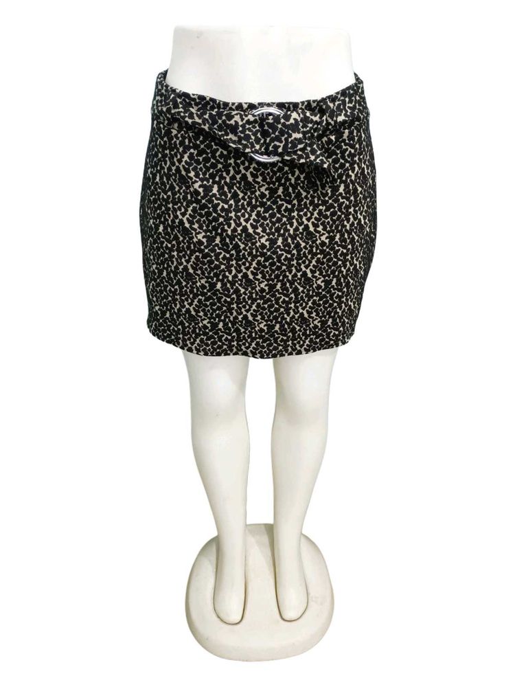 Leopard Print Short Skirts Free Size Fit To 32-38