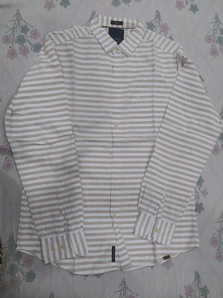 Men's Striped Indian terrain Casual Shirt